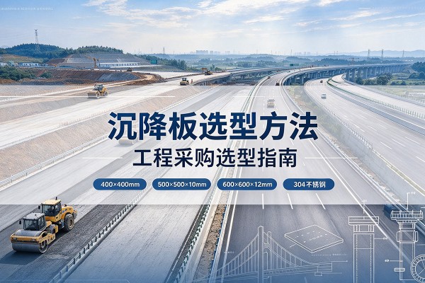 河间沉降板选择方法