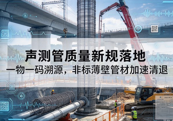 河间声测管质量新规落地，一物一码溯源，非标薄壁管材加速清退